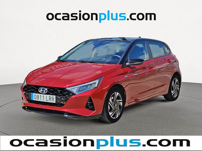 Rojo Usado 2021 Hyundai i20 Utilitario | 15.991 € (Precio justo) - Imagen 1/4