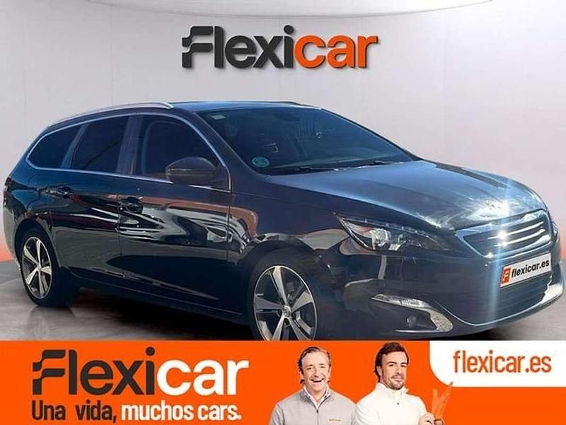Negro Usado 2016 Peugeot 308 Allure Familiar | 8690 € (Buen precio) - Imagen 1/4
