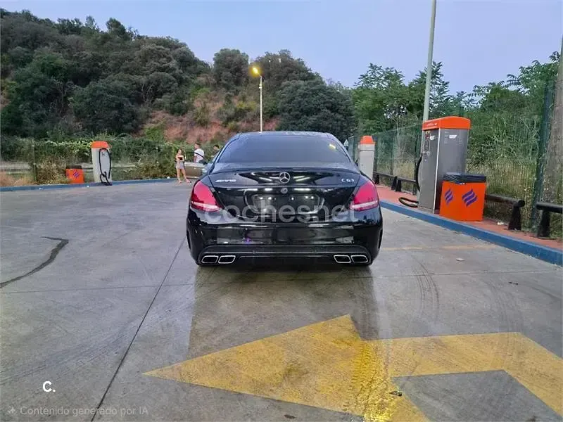 Usado Mercedes C63 AMG 476 CV (350 kW) 2017 Negro Berlina