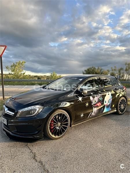 Negro Usado 2015 Mercedes A45 AMG AMG Berlina | 23.000 € (Buen precio) - Imagen 1/4
