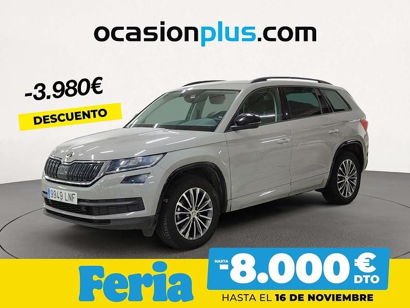 Gris Usado 2021 Skoda Kodiaq Ambition SUV | 25.750 € (Precio justo) - Imagen 1/4