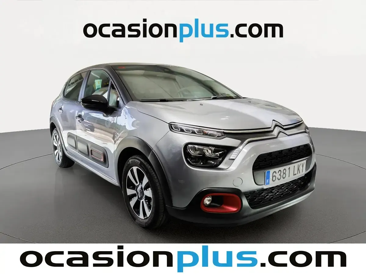 Usado Citroën C3 PureTech 83 CV (61 kW) 2020 Gris Utilitario