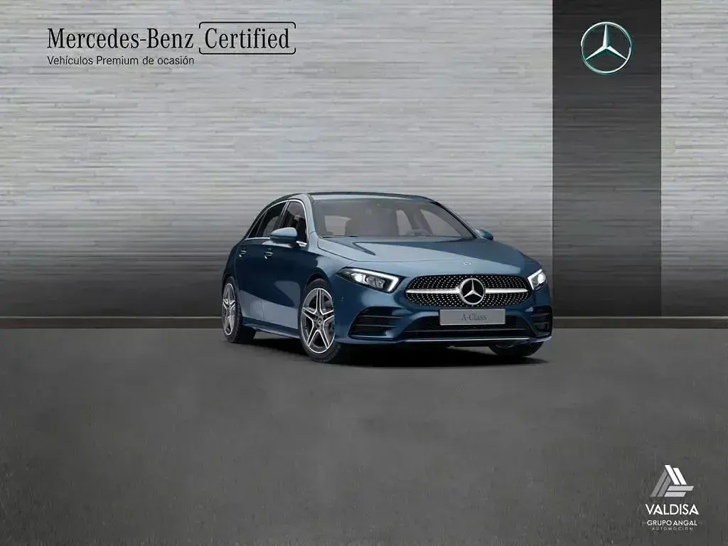 Usado Mercedes A200 150 CV (110 kW) 2022 Azul denim Berlina