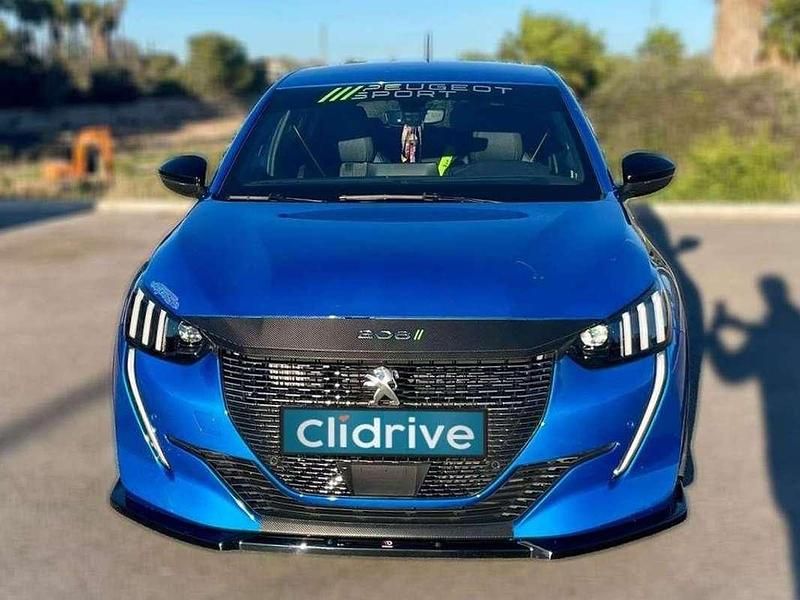 Usado Peugeot 208 GT-line 101 CV (74 kW) 2020 Azul Utilitario