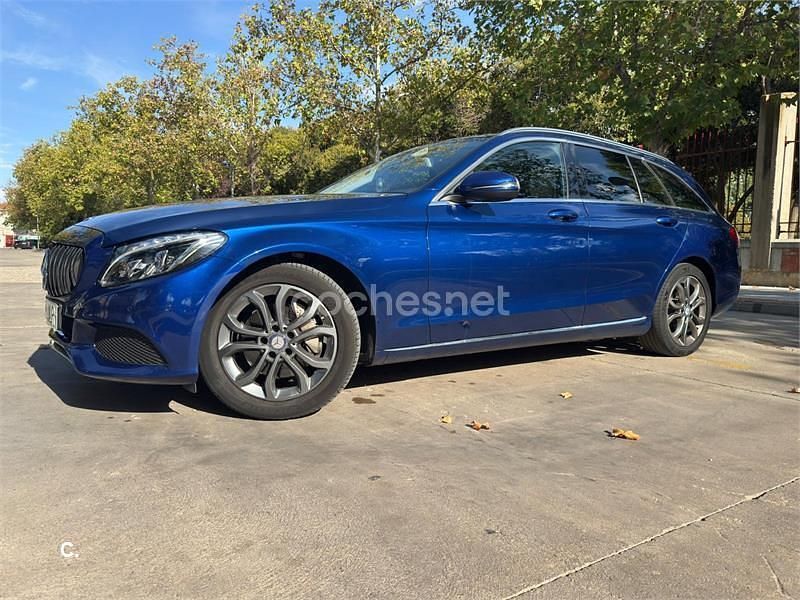 Azul Usado 2016 Mercedes C250 Avantgarde Familiar | 22.750 € (Precio justo) - Imagen 1/4