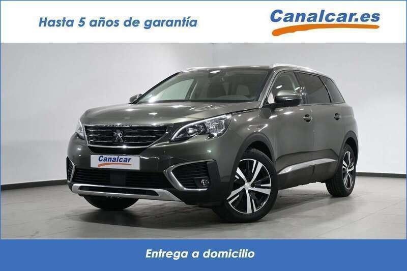 Gris Usado 2018 Peugeot 5008 Allure Monovolumen | 16.370 € (Precio justo) - Imagen 1/4