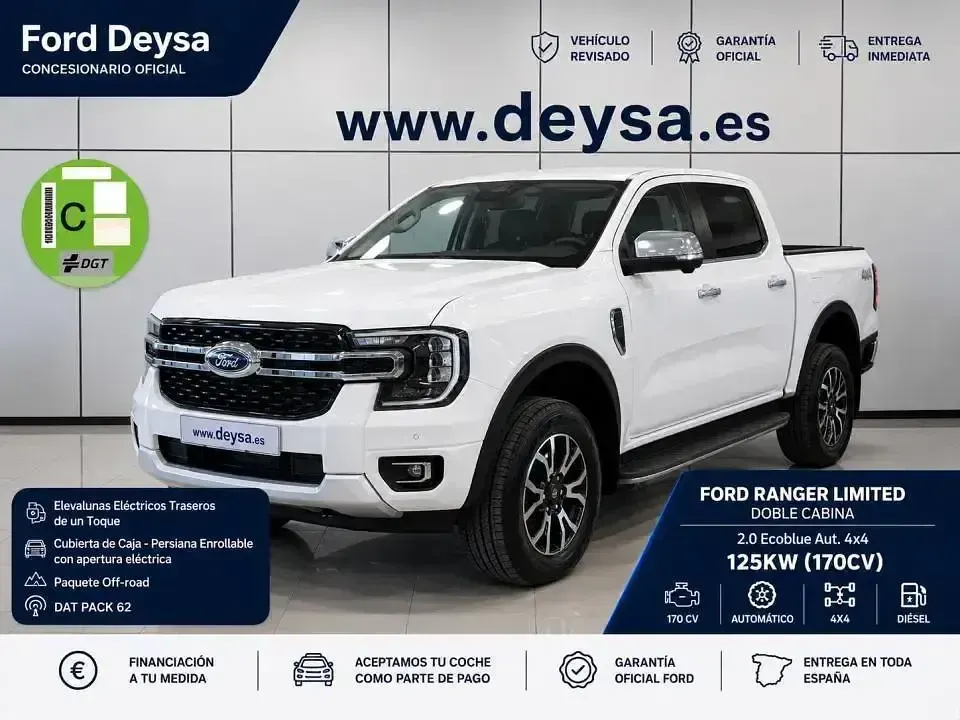 Usado Ford Ranger Limited 170 CV (125 kW) 2026 Pickup/Camioneta