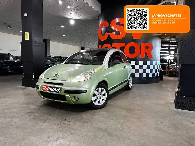 Usado Citroën C3 Pluriel 70 CV (51 kW) 2006 Verde Descapotable