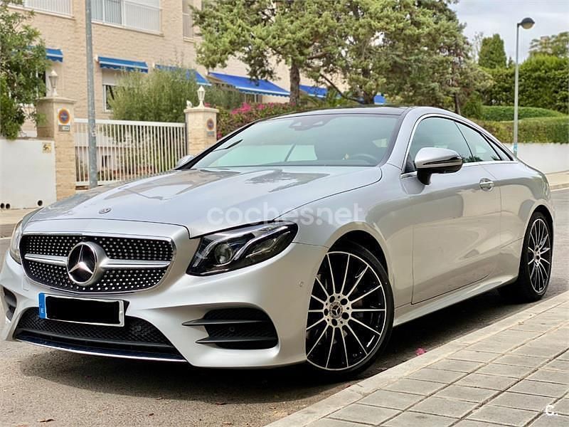 Usado Mercedes E220 194 CV (142 kW) 2019 Gris / plata Coupe