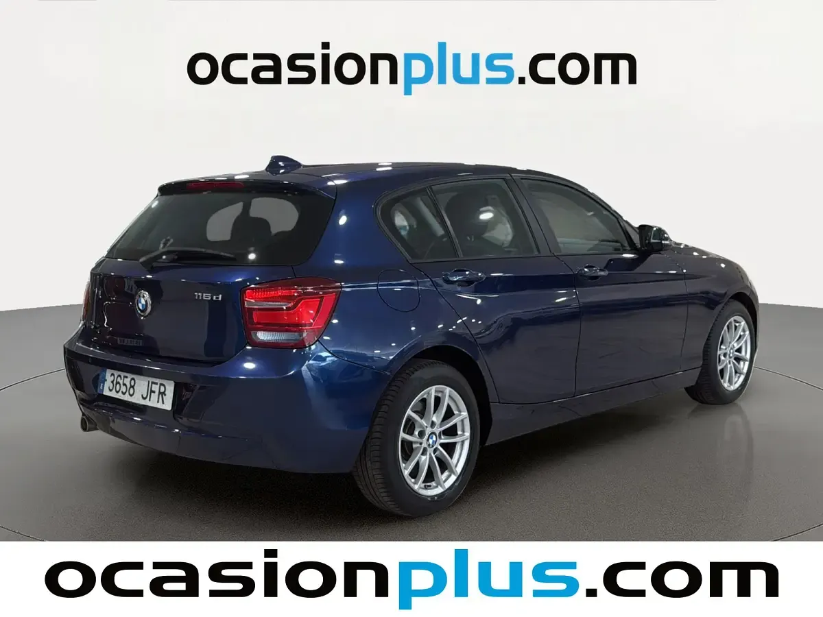 Usado BMW 116 116 CV (85 kW) 2015 Azul Utilitario