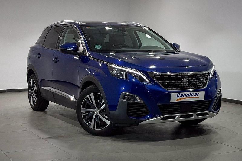 Usado Peugeot 3008 Allure 130 CV (95 kW) 2017 Azul SUV