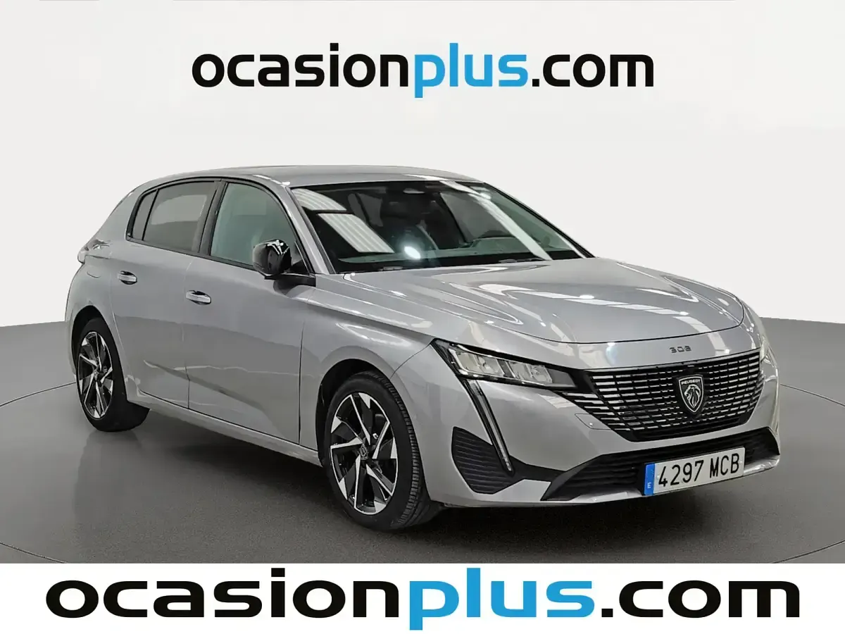 Usado Peugeot 308 Allure 130 CV (95 kW) 2022 Gris