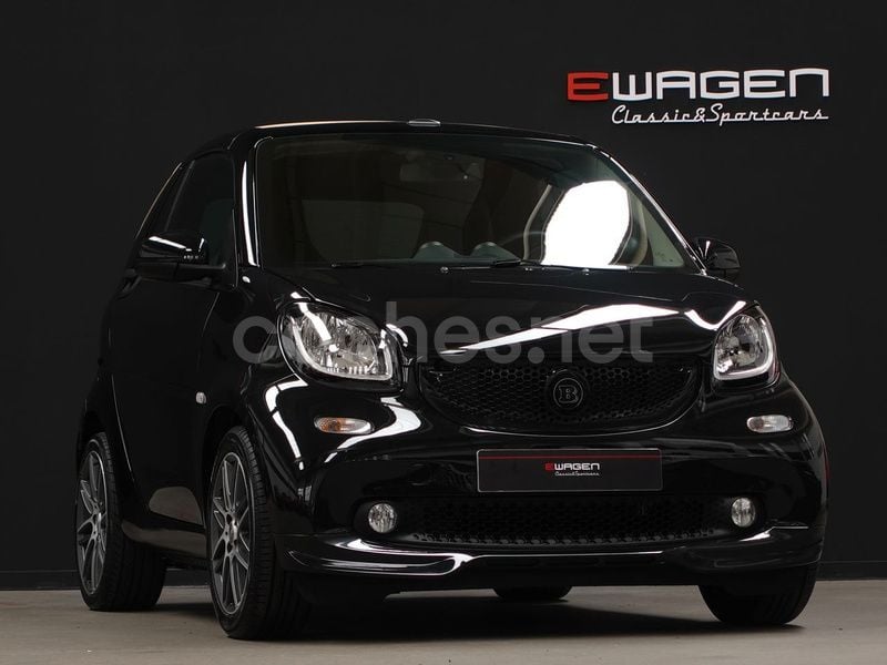 Negro Usado 2018 Smart ForTwo Cabrio Brabus Descapotable | 32.500 € (Precio justo) - Imagen 1/4