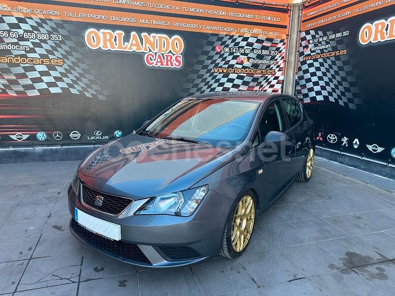 Usado Seat Ibiza Reference 90 CV (66 kW) 2015 Negro Berlina
