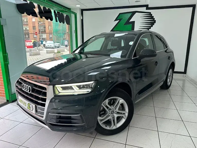 Usado Audi Q5 163 CV (119 kW) 2018 Azul SUV