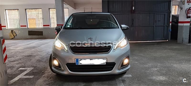 Usado Peugeot 108 Allure 69 CV (50 kW) 2017 Gris / plata Utilitario