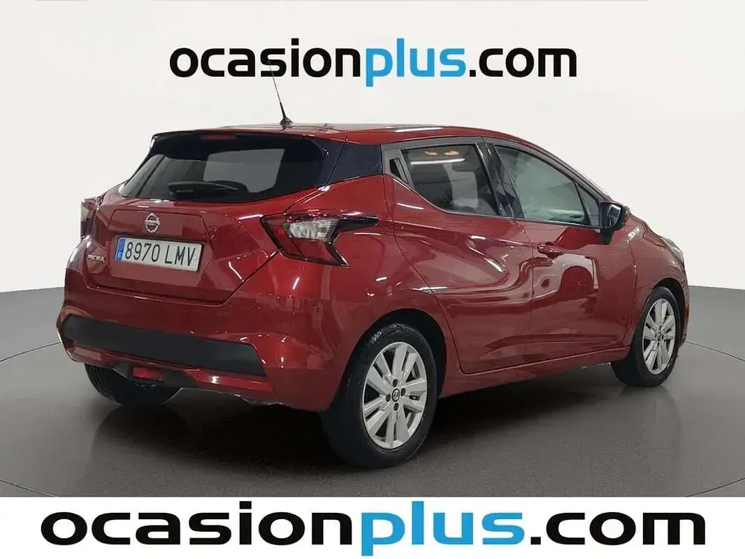 Usado Nissan Micra N-Connecta 101 CV (74 kW) 2021 Rojo Utilitario