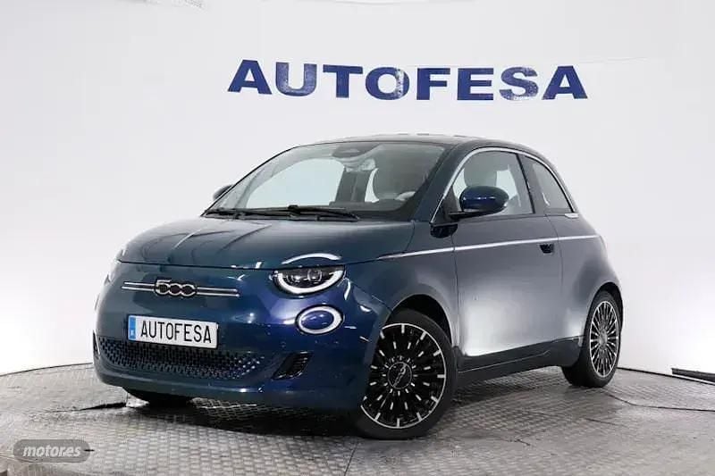 Azul Usado 2020 Fiat 500e La Prima Utilitario | 17.350 € - Imagen 1/4