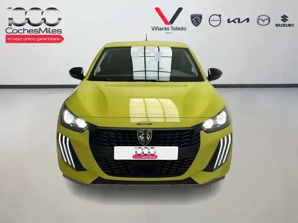 Usado Peugeot 208 Style 110 CV (80 kW) 2025 Amarillo Utilitario