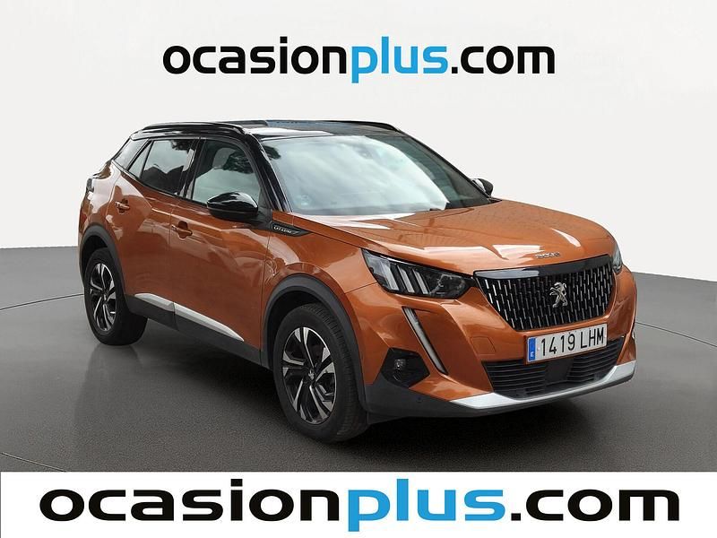 Usado Peugeot 2008 GT-line 130 CV (95 kW) 2020 Naranja SUV