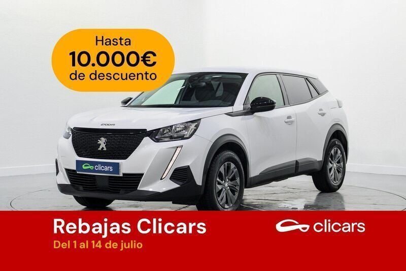 Blanco Usado 2022 Peugeot 2008 Active SUV | 14.490 € (Precio justo) - Imagen 1/4