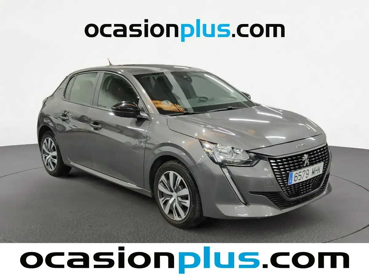 Usado Peugeot 208 Active 100 CV (73 kW) 2023 Gris Utilitario