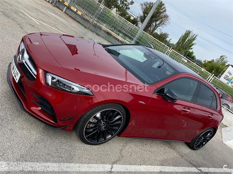 Granate Usado 2021 Mercedes A35 AMG Berlina | 36.800 € (Precio justo) - Imagen 1/4