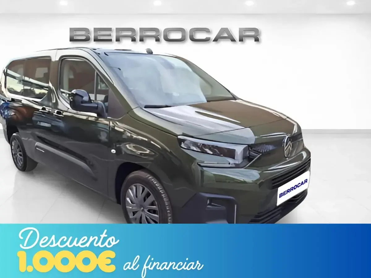 Usado Citroën e-Berlingo 130 CV (95 kW) 2025 Verde Monovolumen