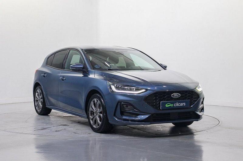 Usado Ford Focus ST-Line 125 CV (91 kW) 2022 Azul Berlina