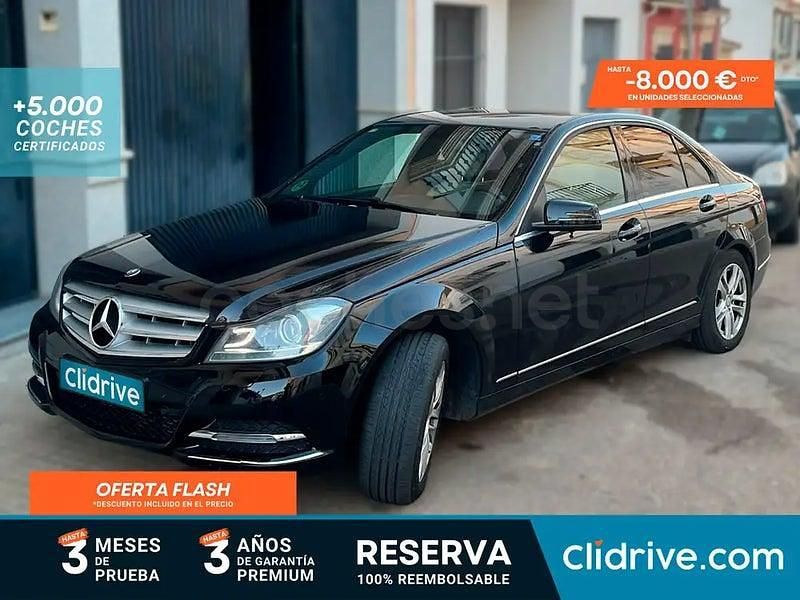 Usado Mercedes C220 Avantgarde 170 CV (125 kW) 2014 Negro Berlina