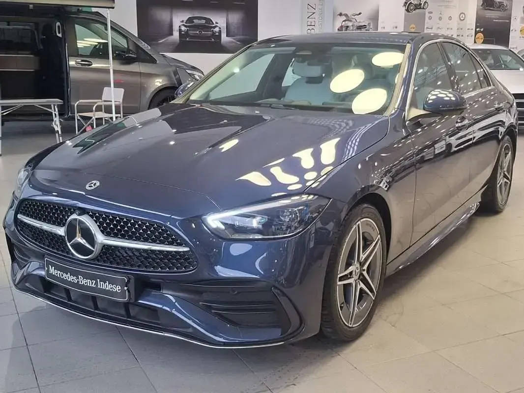 Usado Mercedes C200 163 CV (119 kW) 2024 Azul Berlina