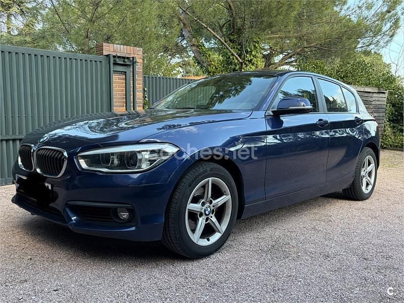 Usado BMW 118 150 CV (110 kW) 2017 Azul Utilitario