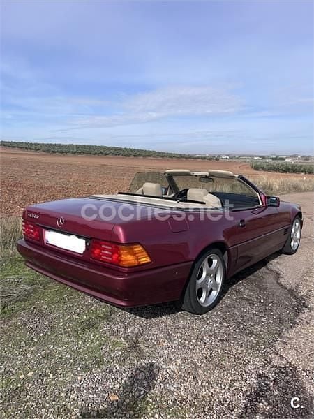 Usado Mercedes SL500 320 CV (235 kW) 1997 Granate Descapotable