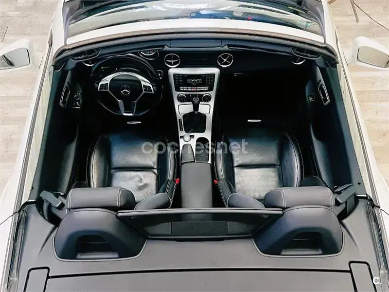 Usado Mercedes SLK250 204 CV (150 kW) 2013 Blanco Descapotable