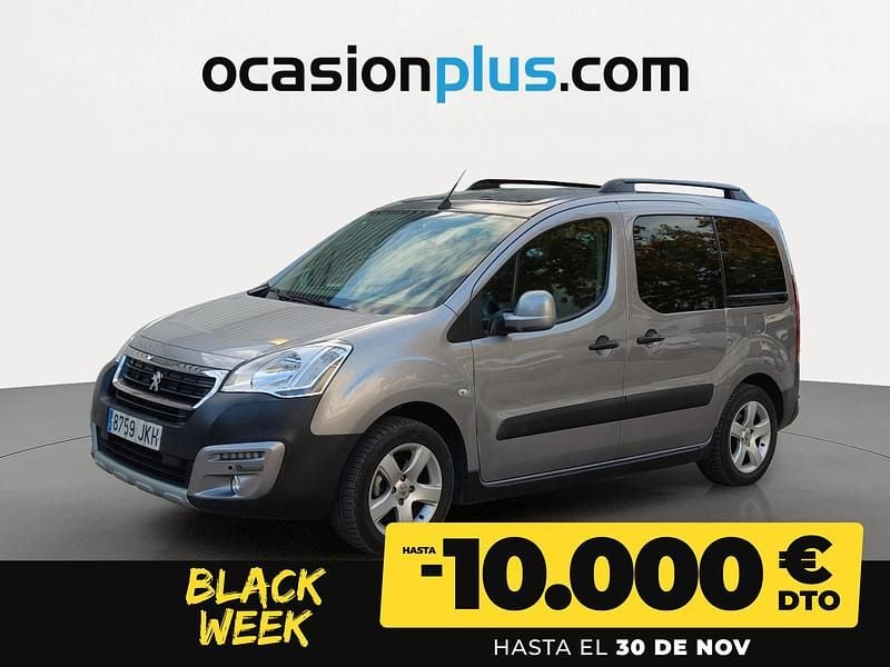 Gris Usado 2015 Peugeot Partner Outdoor Van | 12.900 € (Precio justo) - Imagen 1/4