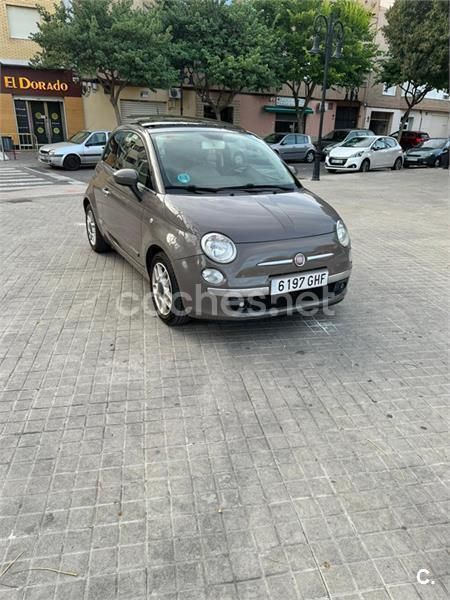 Gris / plata Usado 2008 Fiat 500 Lounge Berlina | 5200 € (Precio justo) - Imagen 1/4