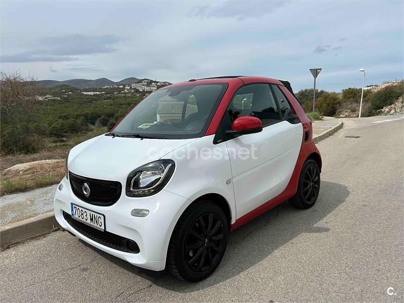 Blanco Usado 2017 Smart ForTwo Cabrio Descapotable | 9500 € (Super precio) - Imagen 1/4