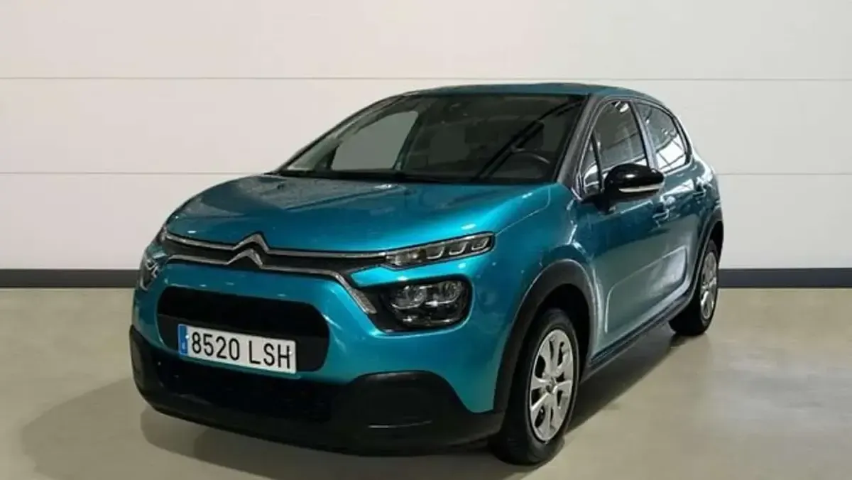 Begagnad Citroën C3 PureTech 82 HK (60 kW) 2021 Blå Halvkombi