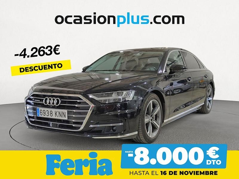 Negro Usado 2018 Audi A8 Berlina | 46.900 € (Un poco caro) - Imagen 1/4