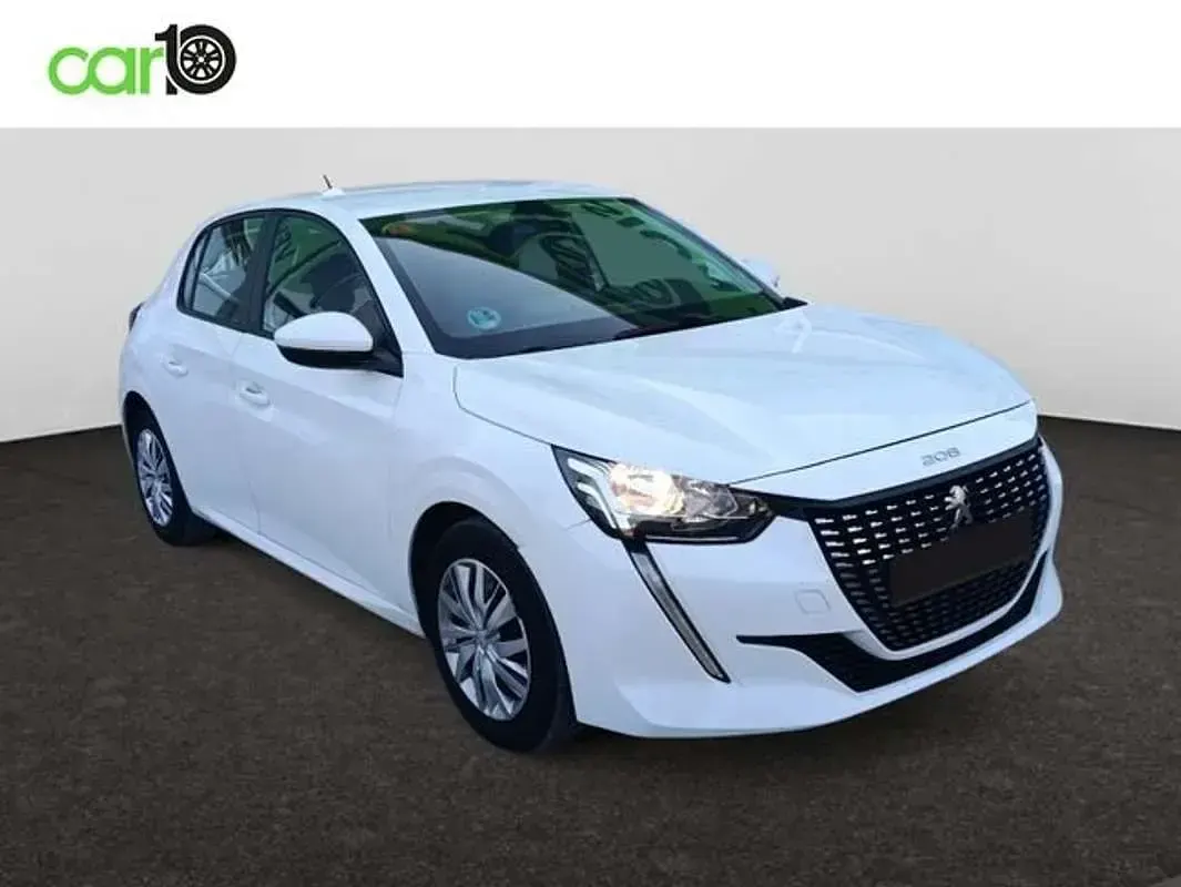 Usado Peugeot 208 Active 102 CV (75 kW) 2021 Blanco Utilitario