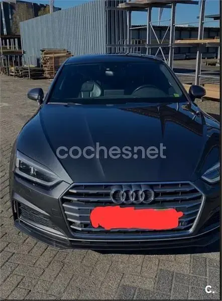 Usado Audi A5 Sportback 190 CV (139 kW) 2017 Negro Utilitario