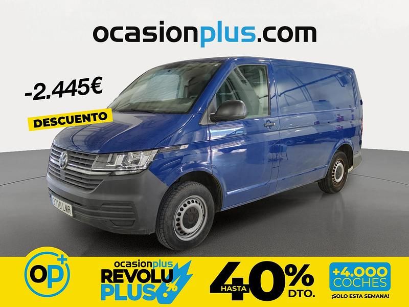 Usado VW Transporter 110 CV (80 kW) 2021 Azul Van