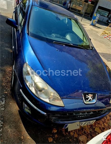 Usado Peugeot 407 136 CV (100 kW) 2007 Azul Berlina