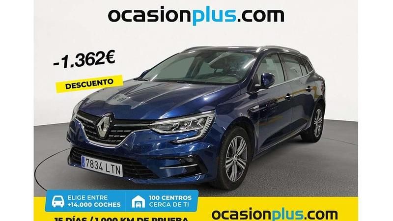 Azul Usado 2021 Renault Mégane GrandTour Zen Familiar | 13.628 € (Buen precio) - Imagen 1/4