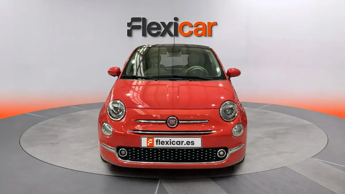 Usado Fiat 500 Lounge 69 CV (50 kW) 2018 Naranja Berlina