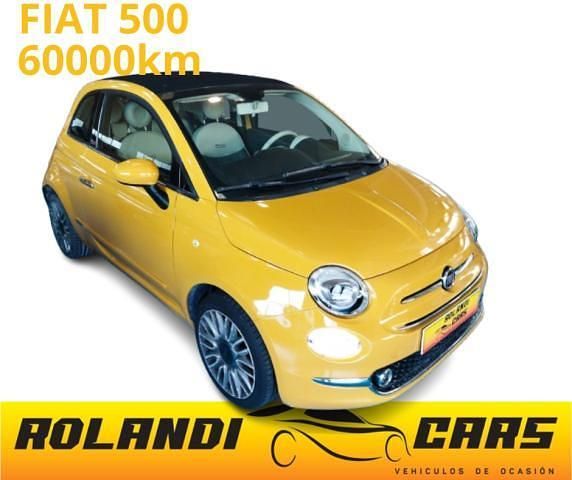 Amarillo Usado 2017 Fiat 500C Mirror Descapotable | 10.200 € (Precio justo) - Imagen 1/4