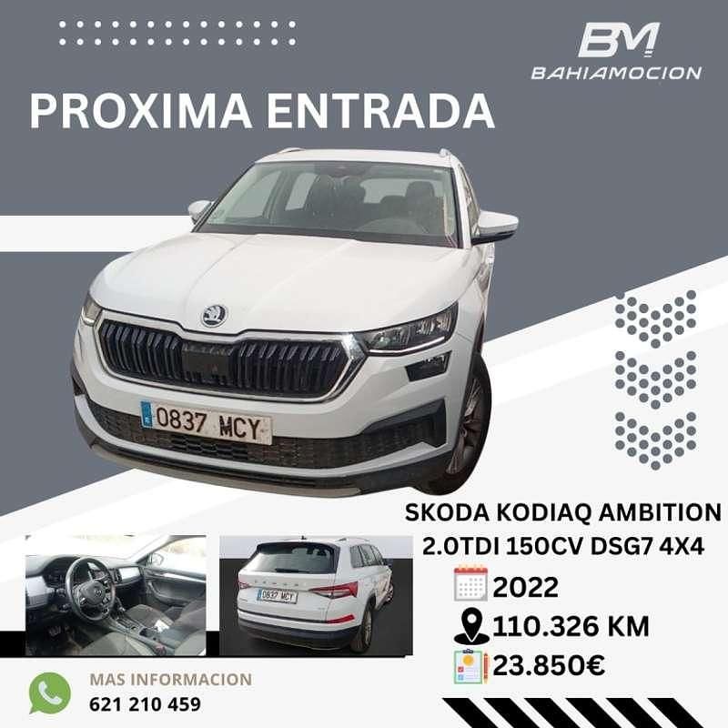 Usado Skoda Kodiaq Ambition 150 CV (110 kW) 2022 Blanco SUV