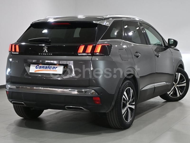 Usado Peugeot 3008 GT-line 130 CV (95 kW) 2020 Gris SUV