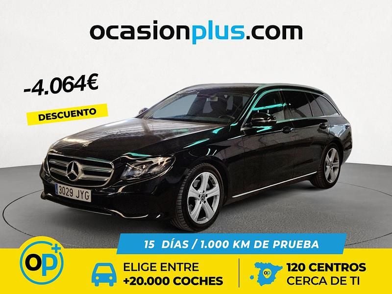 Negro Usado 2017 Mercedes E220 Familiar | 22.990 € (Precio justo) - Imagen 1/3