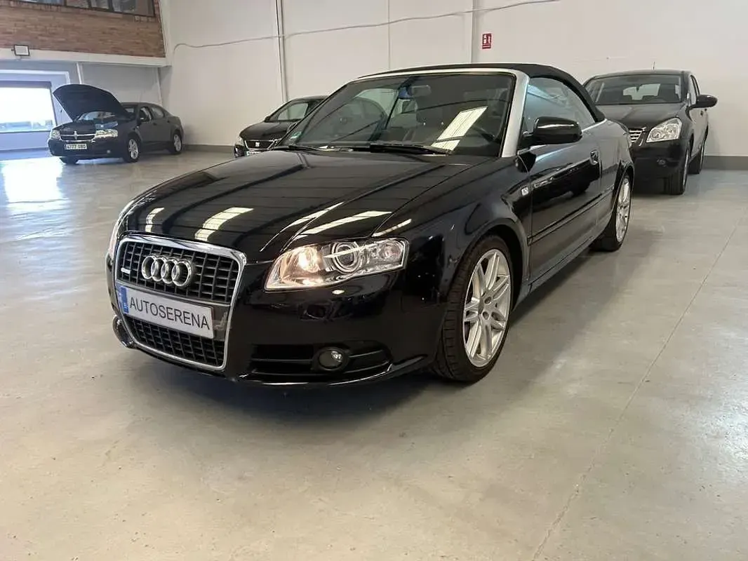 Usado Audi A4 Cabriolet S-Line 140 CV (102 kW) 2008 Negro Descapotable